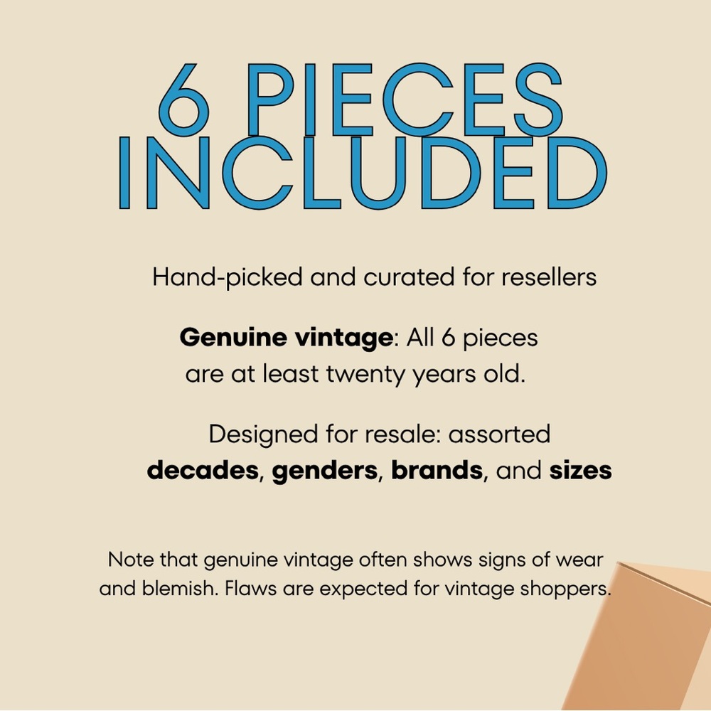VINTAGE MYSTERY BOX Reseller Mystery Box Y2k 90s 80s 70s 60s Retro Vtg. Fashion - Picture 3 of 6